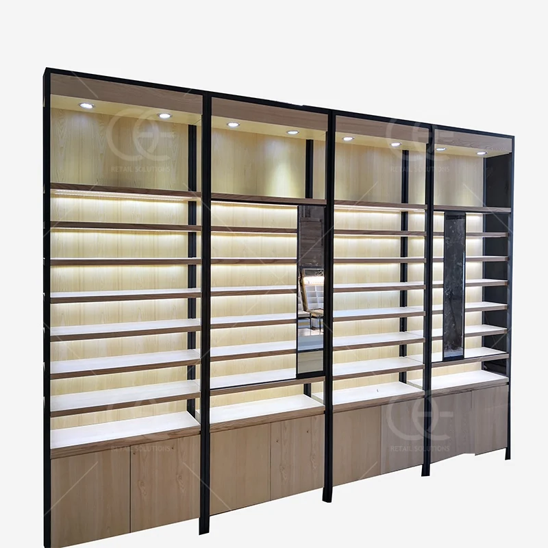 Wholesale Glasses Shop Rack Modern Optical Retail Furniture Custom Sunglasses Display Counter Hot Wall Mounted Glasses Display