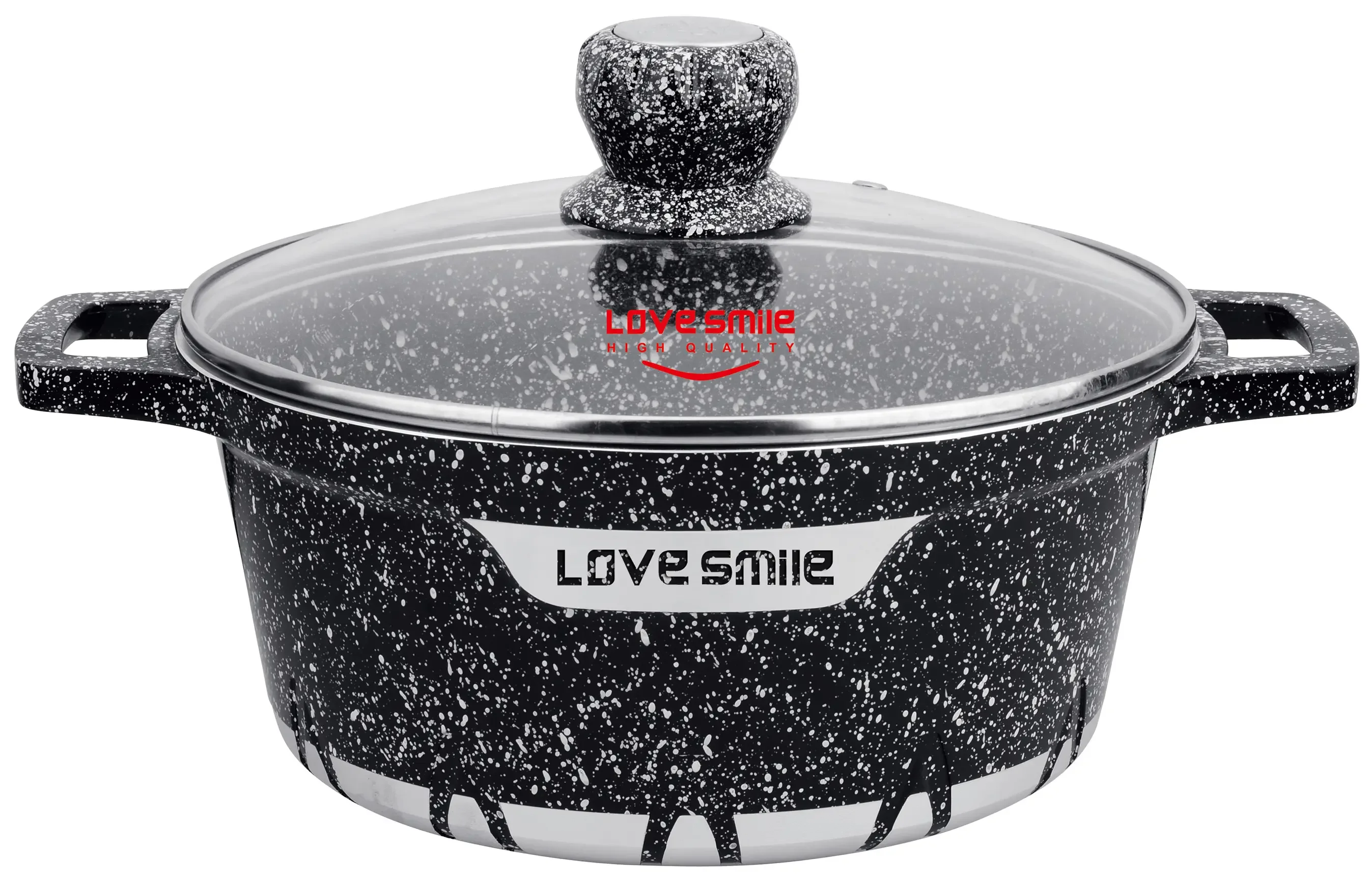UCCLIFE Hot Selling 10pcs Stock Pots Non-Stick Die Cast Aluminum Kitchen Cookware Sets with Glass Lid