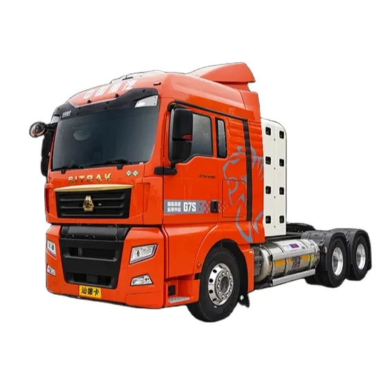 Конкурентоспособная цена головка грузовика CNG Sinotruk Howo T7H 430 440HP б/у с прицепом