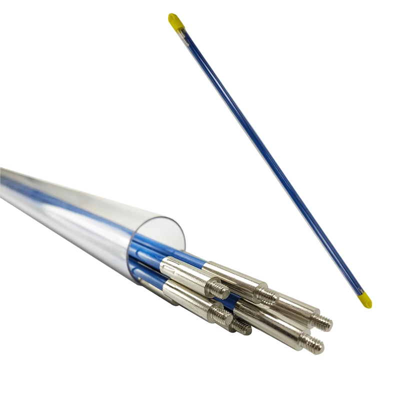 Fiberglass Running Electrical Wire Cable Glow Rods Wire Pulling Fish Rods Electrical Kit Fish Tape Wire Puller Kit Push Pull Rod