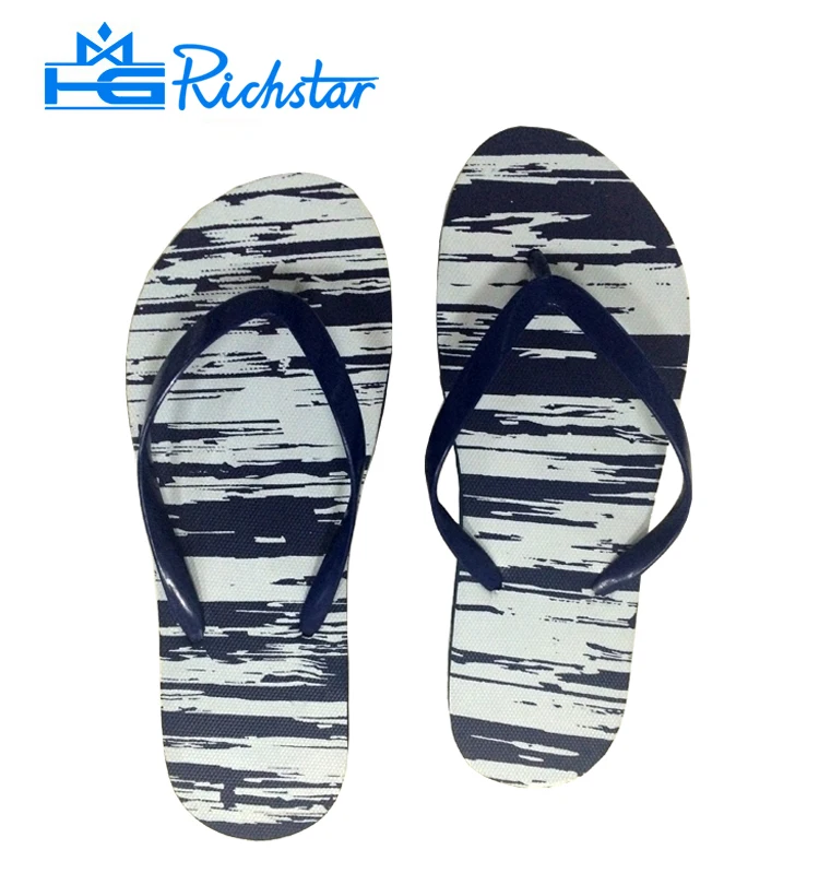 
customized color strap and picture silk printing in sole women flip flops slippers 