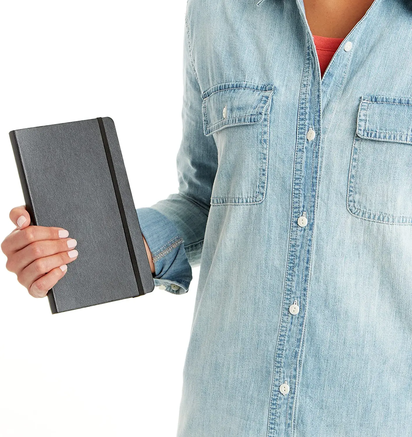 Classic Lined Notebook, 240 Pages, Hardcover - Ruled