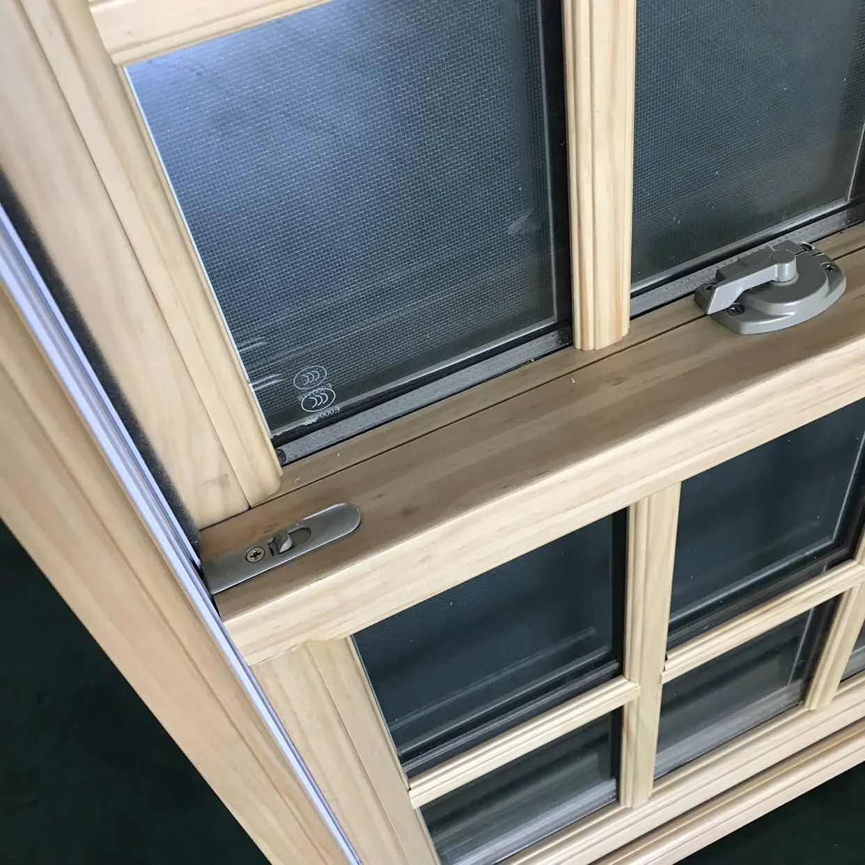 wood aluminumdouble hung window