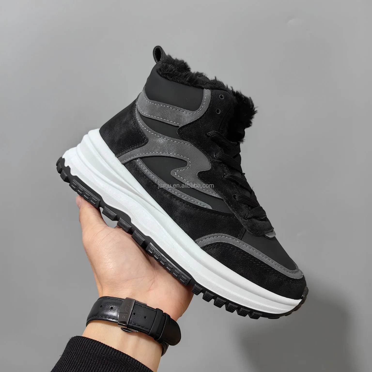 F8180 Women Boots New Winter Boots With Platform Shoes Snow Botas De Mujer Waterproof Low Heels Ankle Boots Female Women Shoes