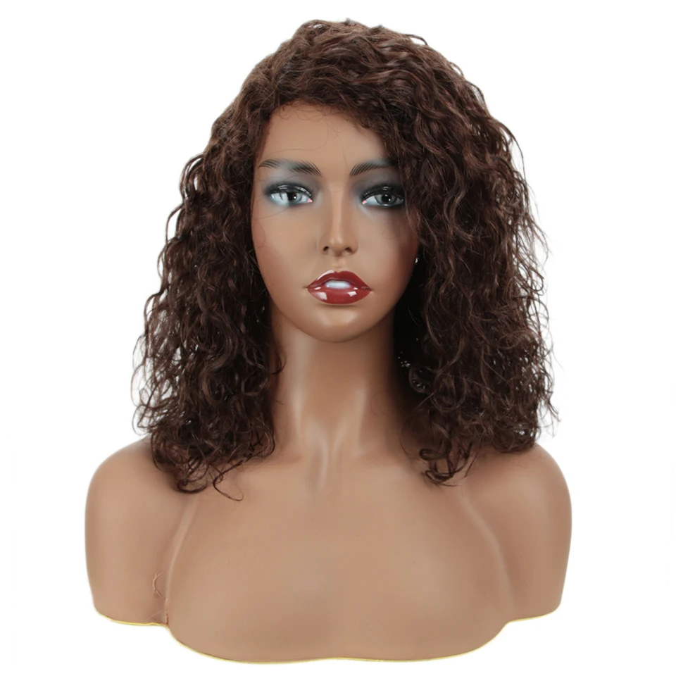 Joedir Kinky Curly Human Hair Lace Wigs Best Selling For Black Women Curly Wig brazilian hair Natural Wave U Part Wig Human Hair