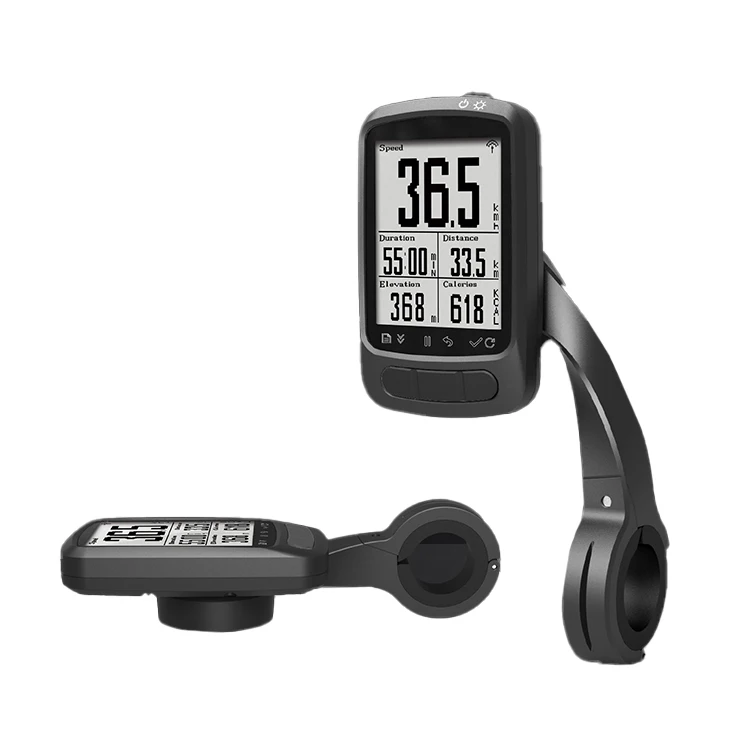 Bike Computer GPS Wireless ANT+ Cycling Computer Multifunctional Bicycle Computer with 2.4 LCD Screen