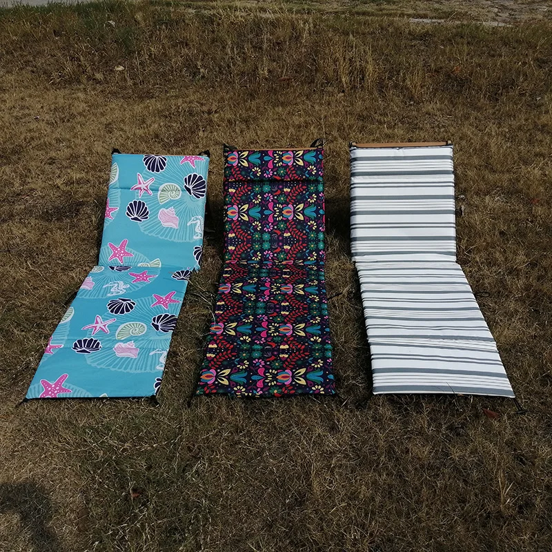 low lightweight compact wood outdoor picnic camping back rest foldable reclining sun lounger folding portable beach chair