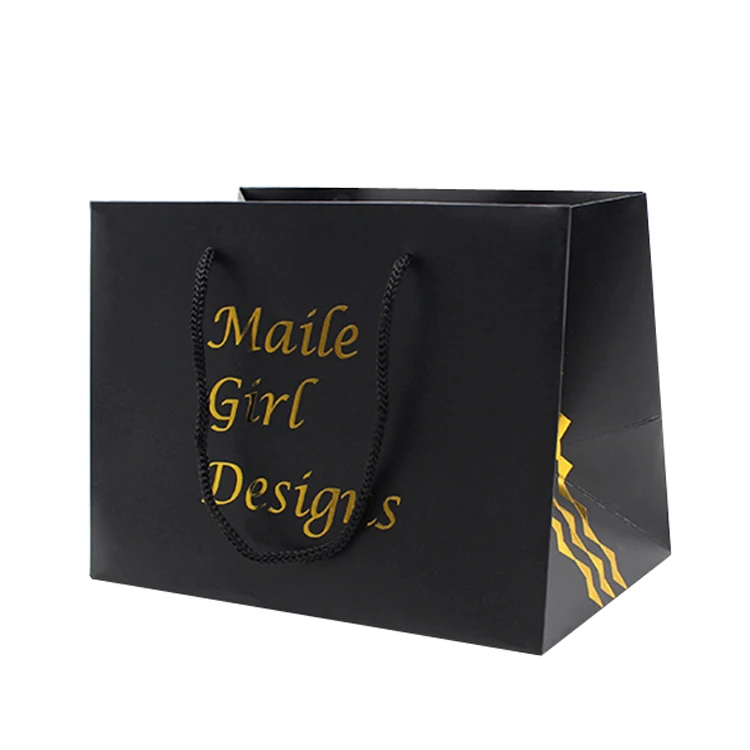Красивый бумажный пакет с ручкой, импортированный из Китая, оптовая продажа бумажных пакетов с индивидуальным принтом
