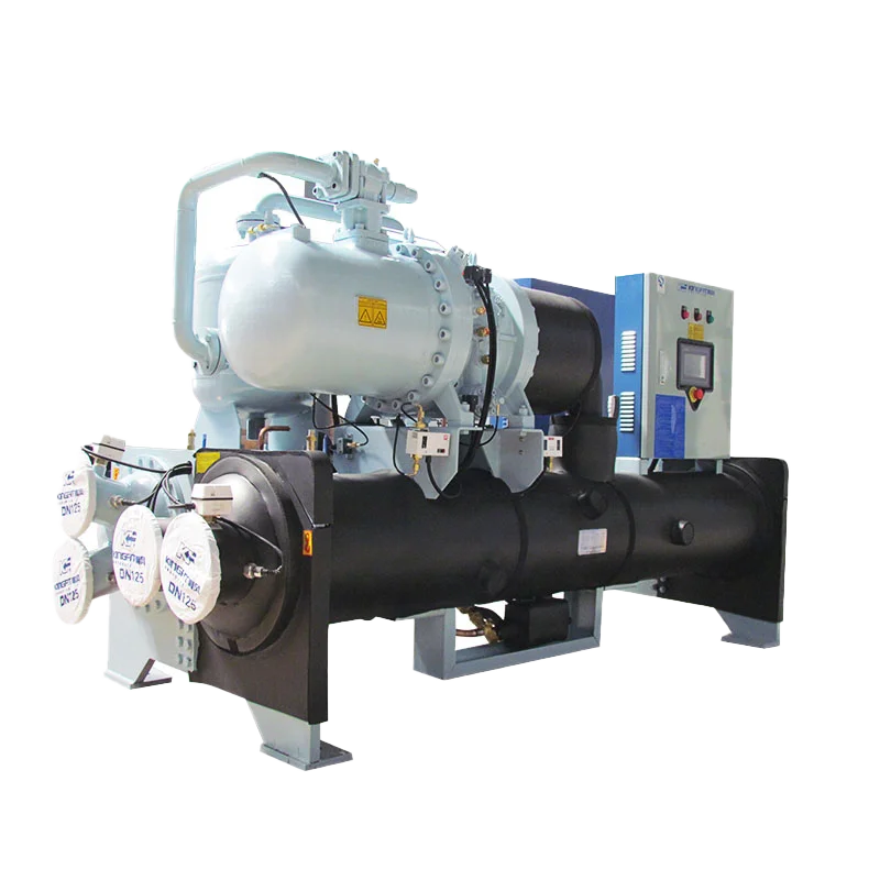 Screw type chiller center control cooling system for Mushroom