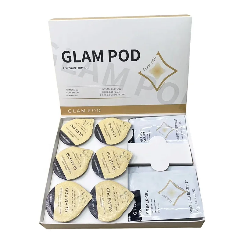 Factory Price Co2 Oxygen Serum For Skin Whitening Glam Pod Gel With Face Brightening Wrinkles Removal Revive Hydrate Detox Kits