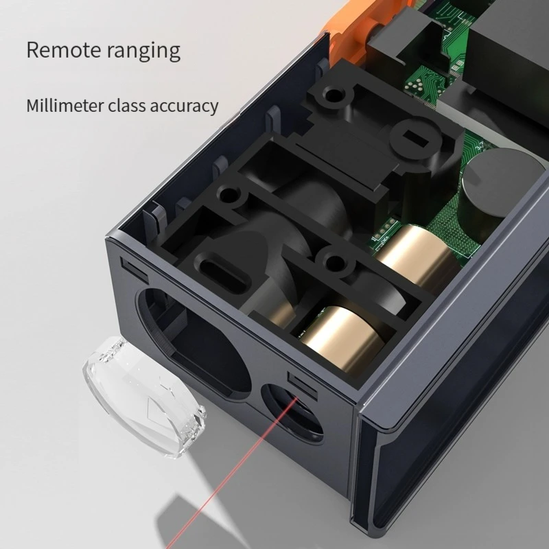 Deli DL331150 rangefinder high-precision handheld electronic ruler measuring room meter distance measurement 50 meters