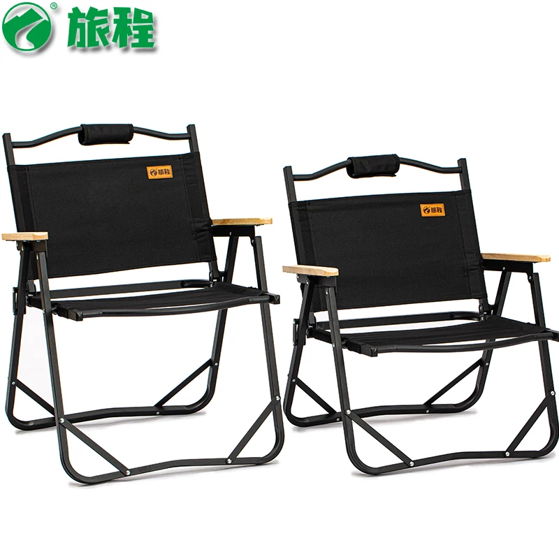 Stronger foldable outdoor Kermit chair max loading 150kg thicker aluminum tube camping table sets chair