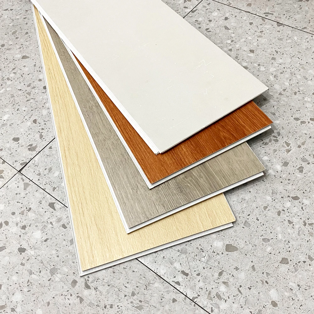 Luxury Vinyl Wooden Plank SPc Flooring Low Price PVC Easy Peel Stick Click Lock Indoor Use Hotels Offices Apartments