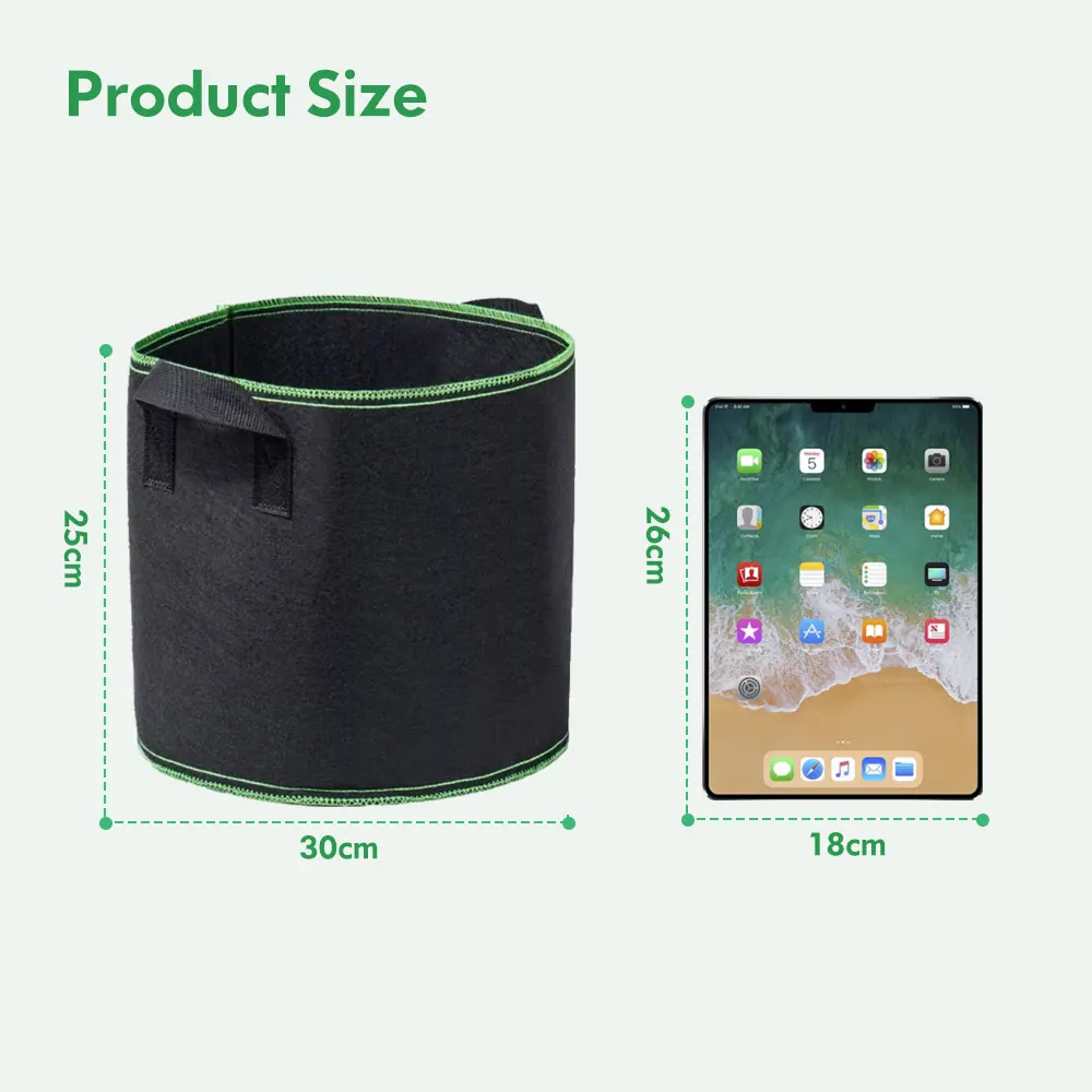 Garden seedling fabric plant pots nursery grow bags vegetable organic fabric tomato potato grow bags