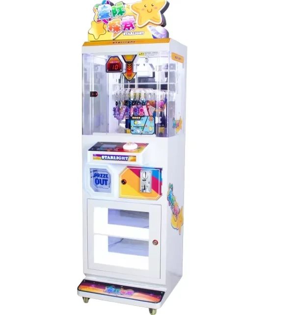 Factory Wholesale Newest Design Coin Operated Games Clipping Machine Free Spin Clip Prize Gift Amusement Machines