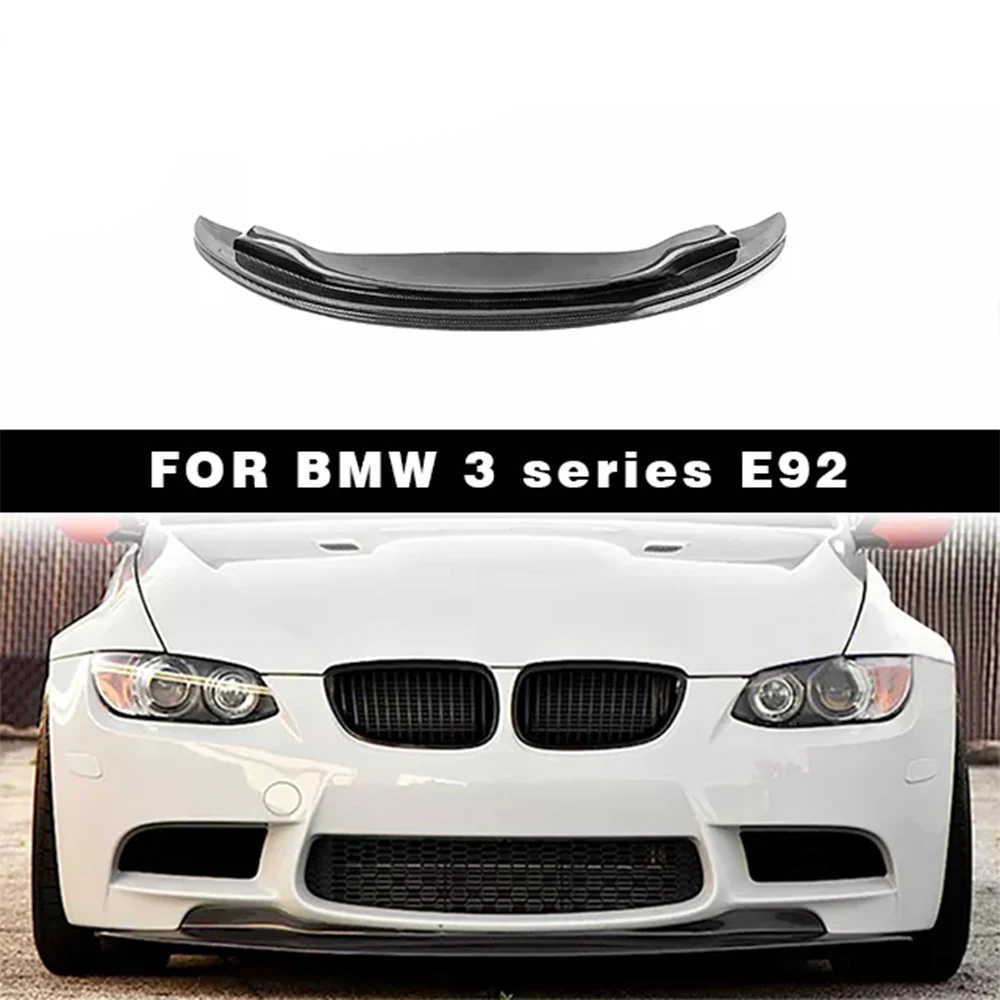 GTS Style For BMW 3 Series E92 E93 M3 2006-2013 Carbon Fiber Front Bumper Lip