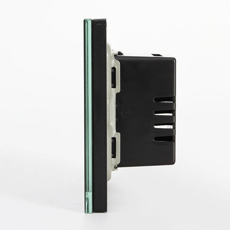 Black White 6 button 12V DC RS485 Modbus Protocol smart Hotel light touch switch