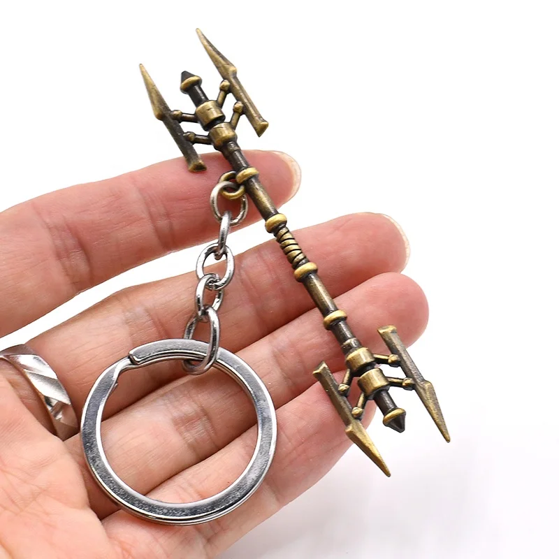 Customization Mini  Keychain Of Hot Game Leagues of Legends Fashion Key Ring Hanging Pendant For Men Gift On Stock