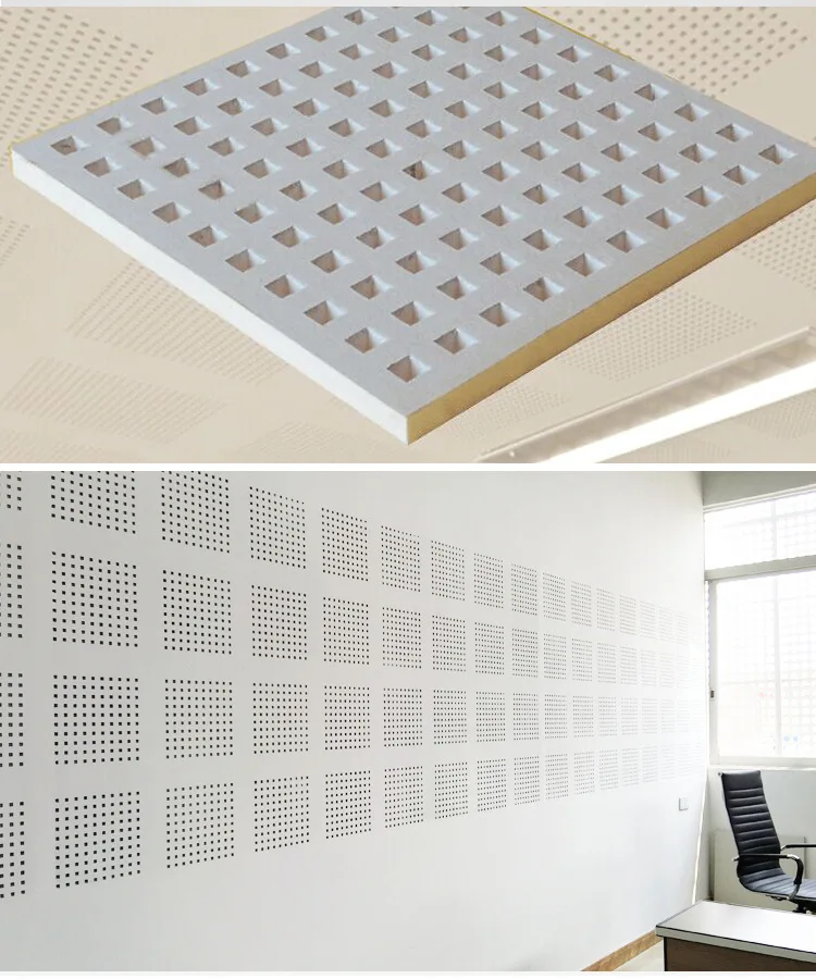 
Perforated Gypsum Board Acoustic Plasterboard Vietnam Gypsum Board 