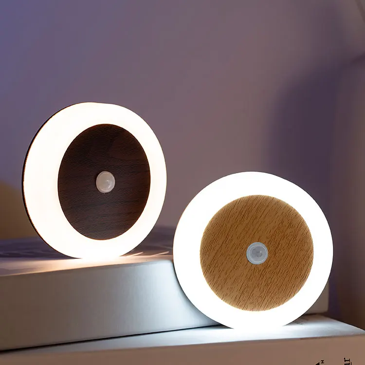 2023 new arrival classic home decor human body sensor magnet adsorption micro usb rechargeable 6500K warm light induction lamp