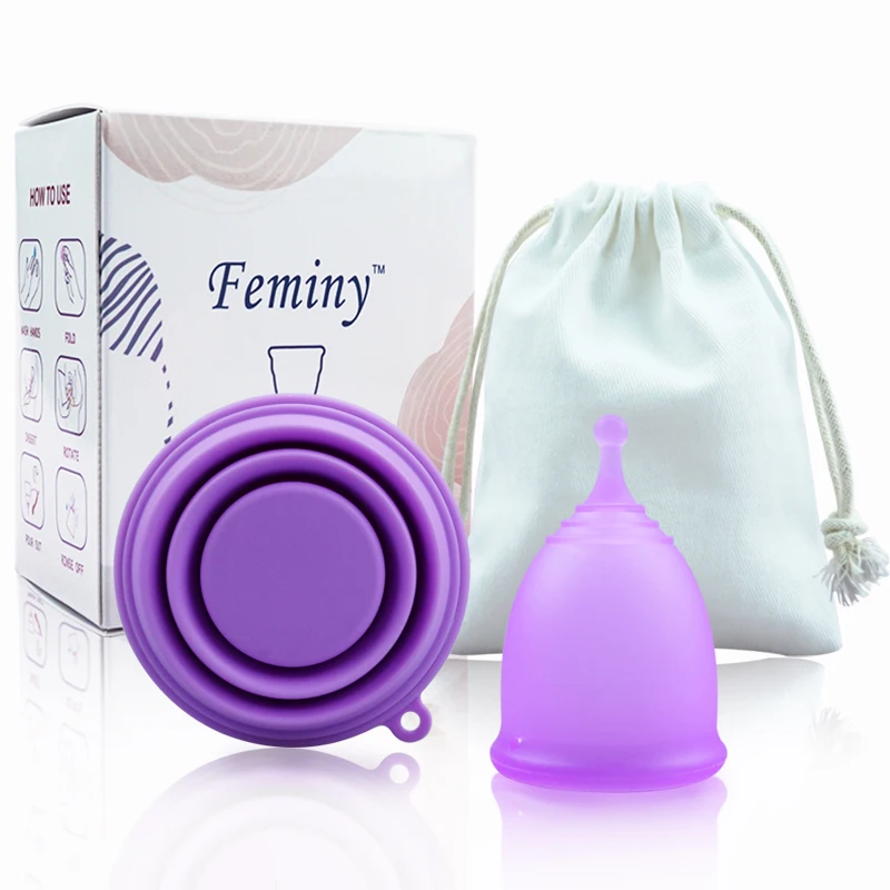 Eco-friendly 100% medical grade silicone period cup copa menstrual reusable soft customize menstrual cup