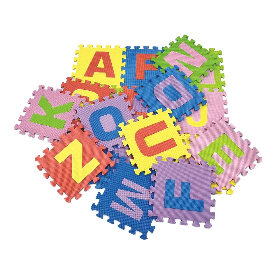 Alphabet Number EVA Foam Puzzle Game Mat Soft Non-Slip Waterproof Carpet Eco-Friendly Floor Play Mat for Baby and Children
