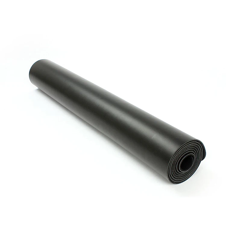 Custom Logo Eco Friendly Anti Slip Print Black Rubber Yoga Mat PU