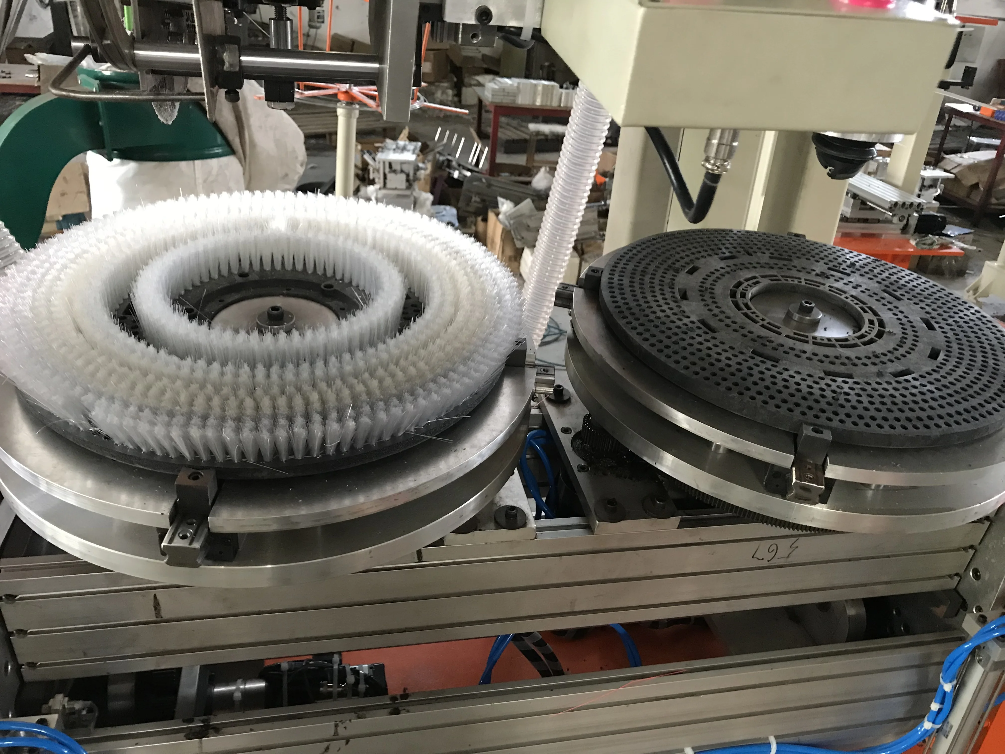 Brush and broom machine