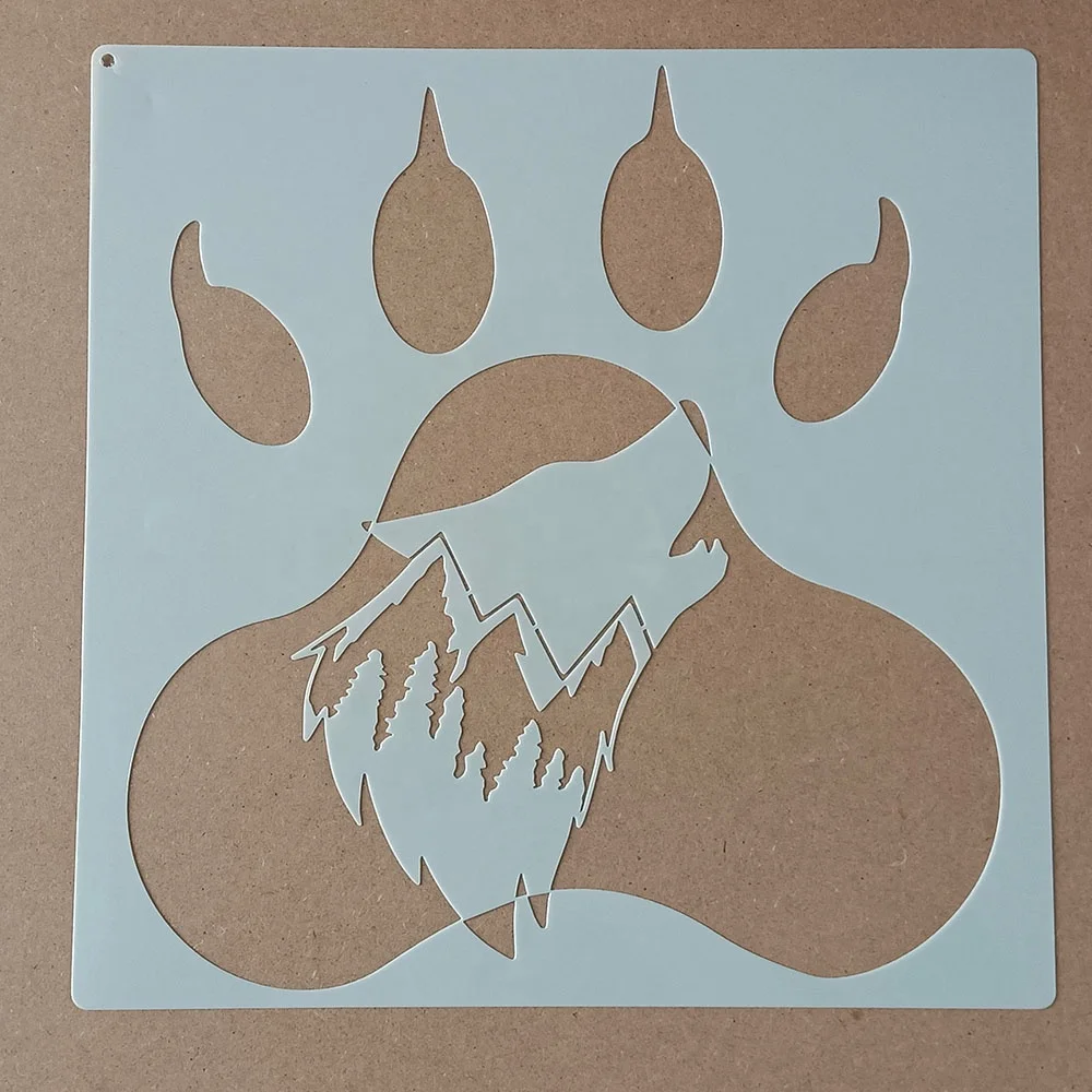 Manufacturer animal wall painting stnecils for painting large pattern wall decor decorating stencils for walls