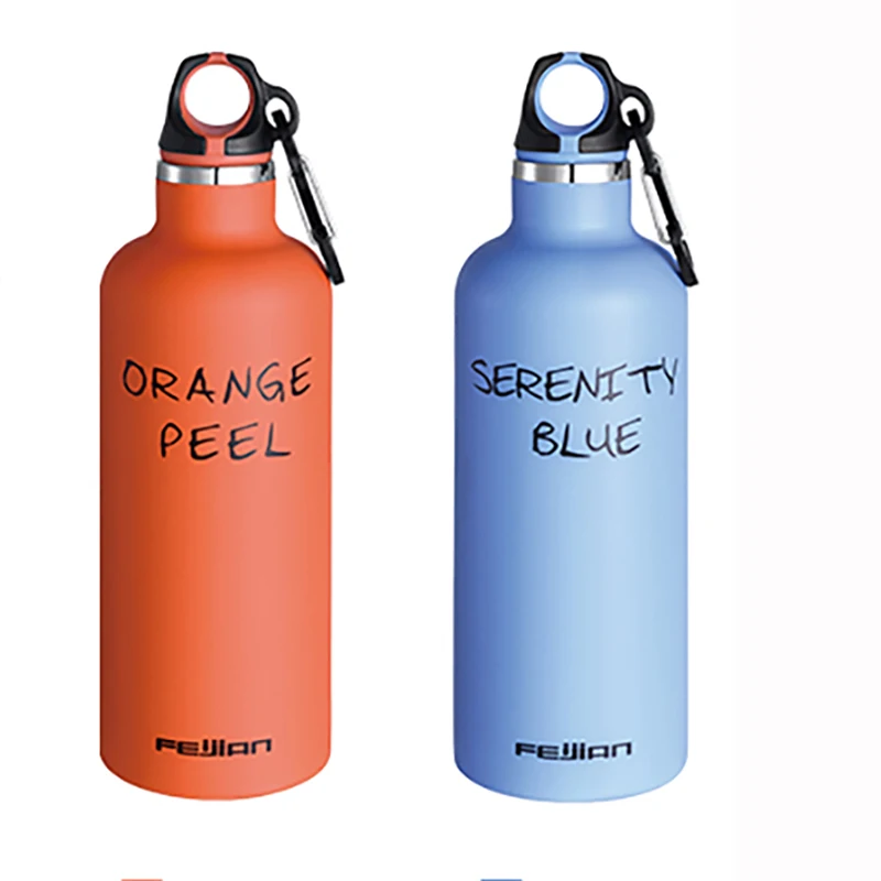 
Feijian 750ml/26oz vacuum flask insulated stainless steel sport Custom Portable for Running water bottle 