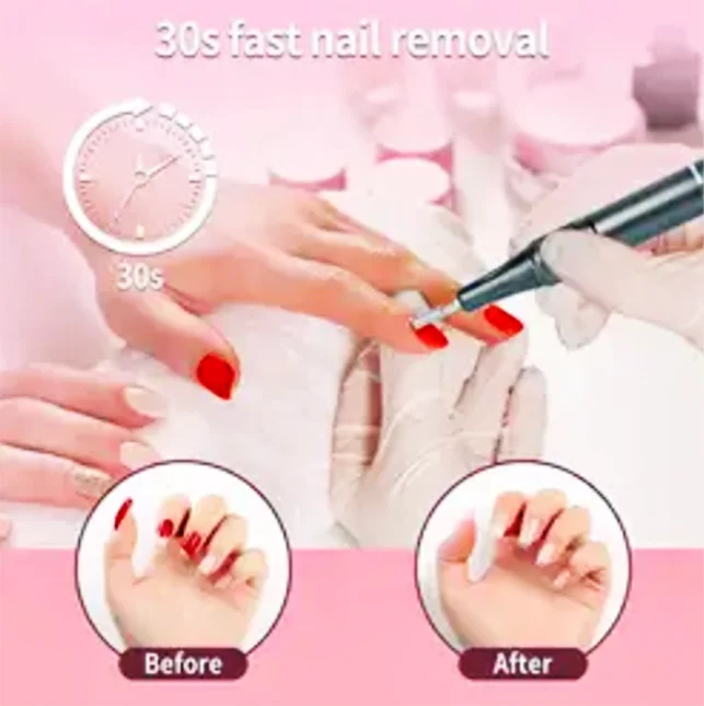 2023 New Arrival Wholesale Electric Nail Drill Machine 35000 RPM Portable Nail Polisher for Nail Manicure