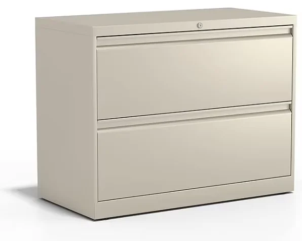 Grey Color 2 Drawers Steel File Cabinet Metal Custom Office Furniture for Tools Phone and Laptop Warehouse Storage