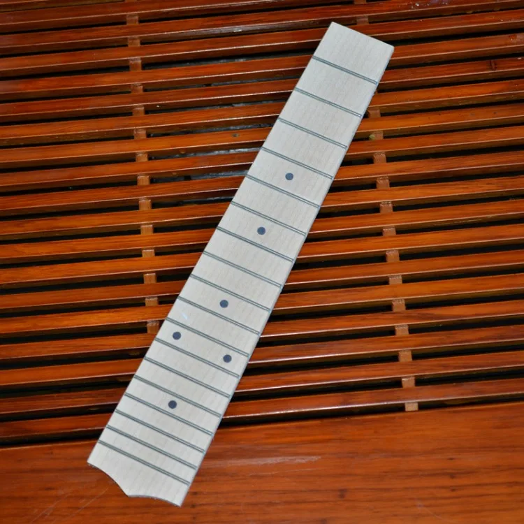 Maple Fretboard Rosewood Ukulele Fingerboard for 26 Inch Tenor Ukulele with 3mm Dot 18 Fret Fretboard UK Parts