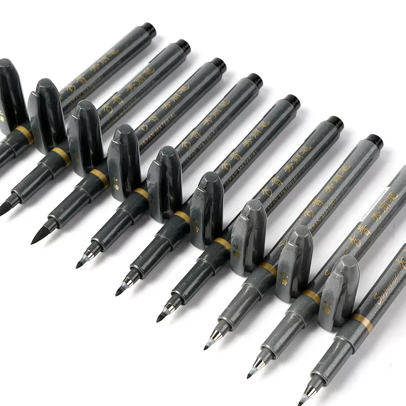 High Quality Plastic Black Slim Calligraphy Dip Pen For Calligrapher