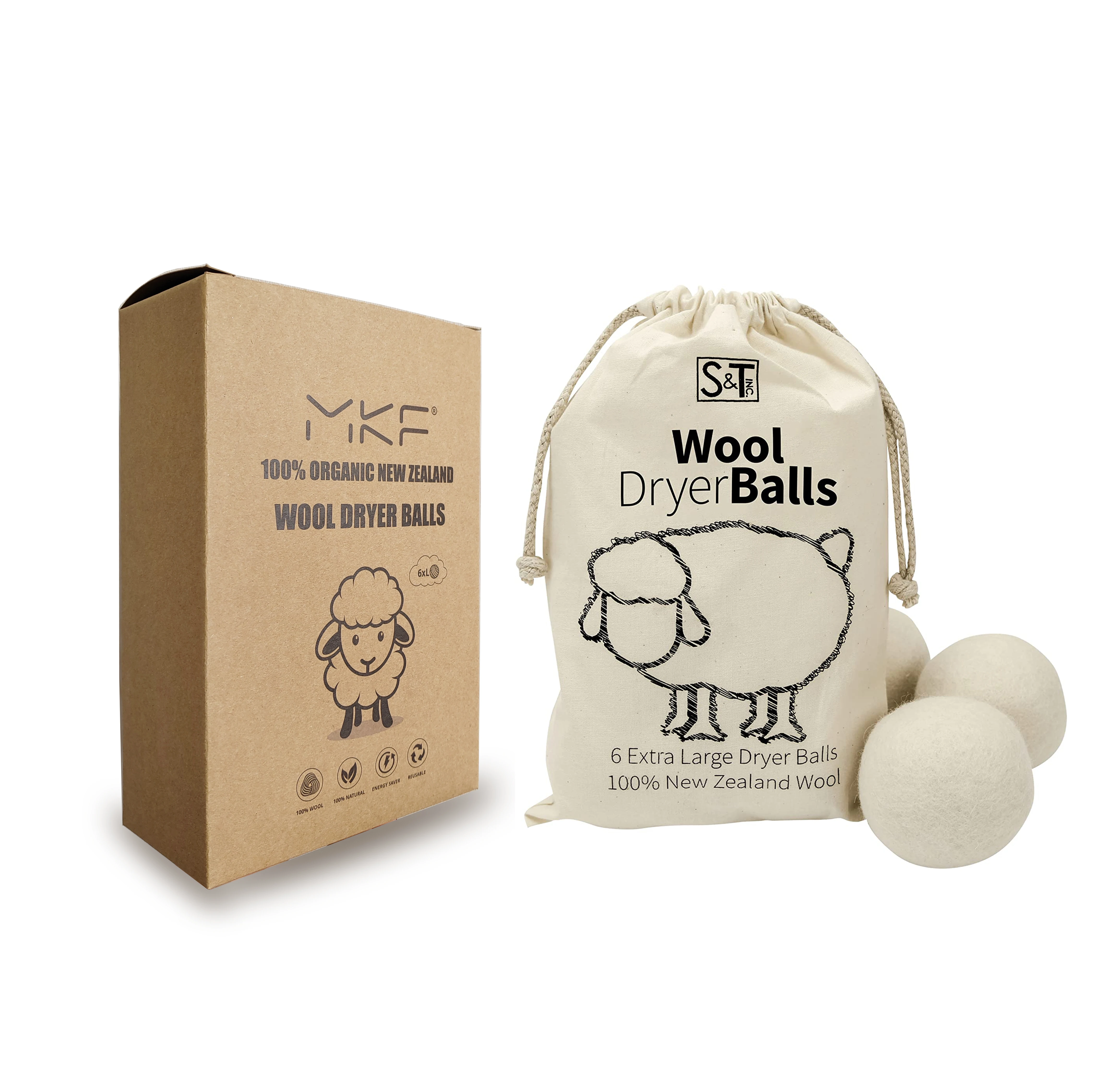 Ball Laundry Eco Pet Wool Drier Tassel Nepal Drying Cloth Bold for Pets Wool Dryer Balls
