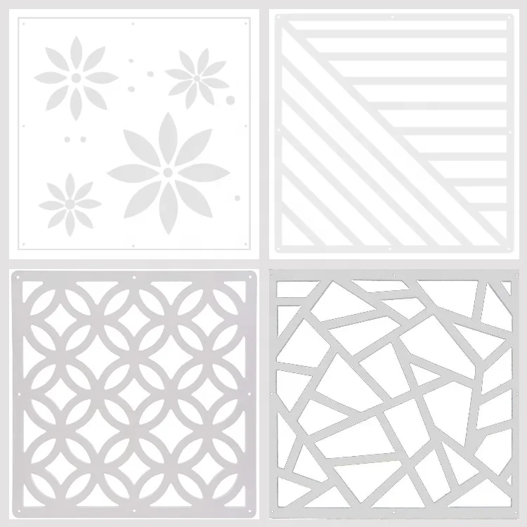 2022 New Style Hanging Room Dividers Thin Partition Panel Screens DIY Room Divider For Hotel Restaurant Space Decor Art Style