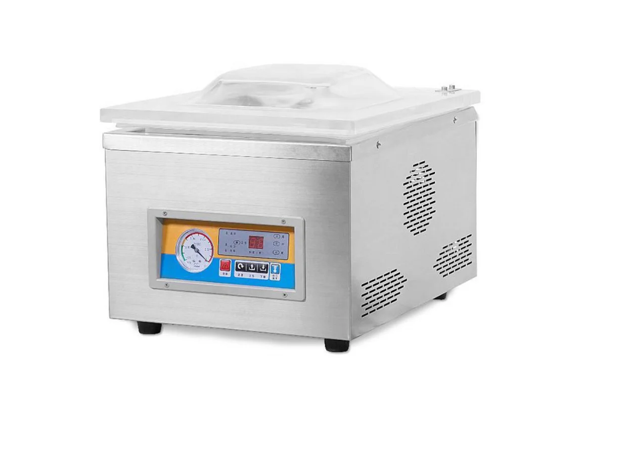 Plastic Bag Portable semi-automatic Food Single Chamber Sealer Sealing Vacuum Packing Machine