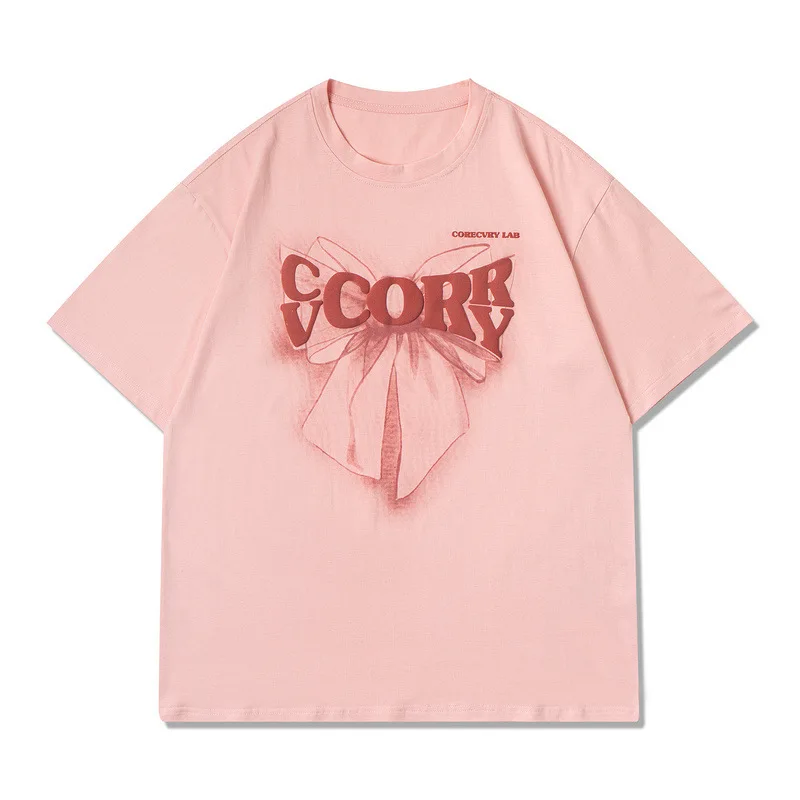 Wholesale 2022  Oversized High Quality Puff Printing Pattern Stylish Plus Size Men Streetwear  T-shirt