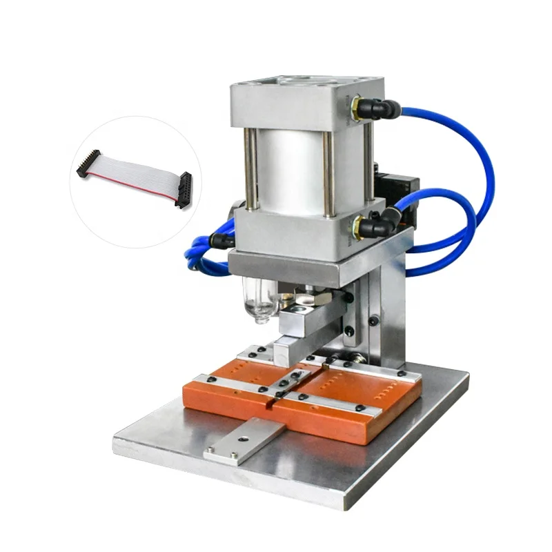 EW-5170 4-64P IDC Flat Ribbon Cable Connector Crimping Machine FFC Wire Pneumatic Press Automatic Stamping Machine