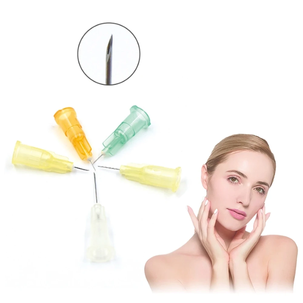 Medical Facial Care Syringe Tip 33g 4mm 6mm 13mm Meso Needle For Injection