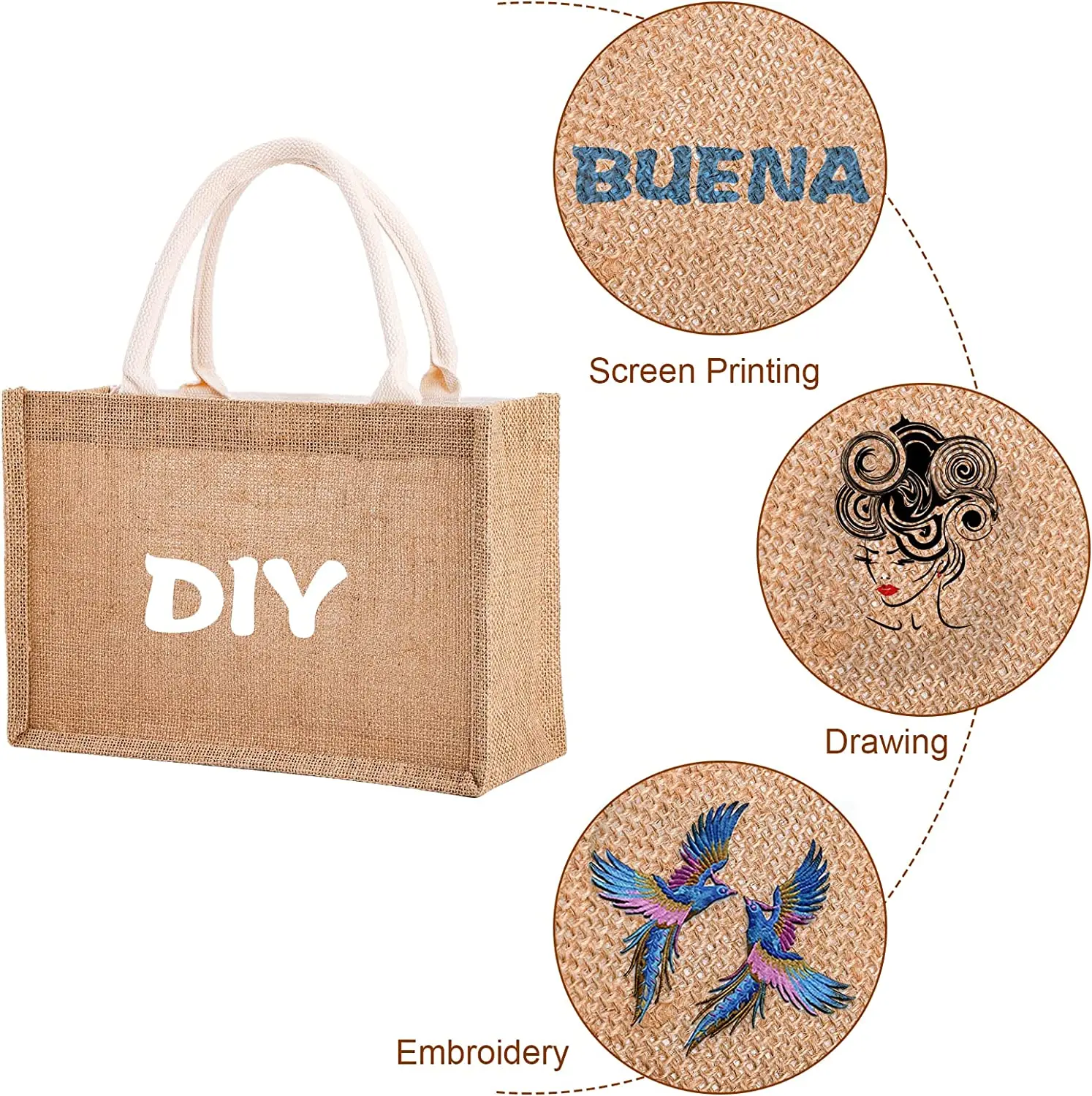 2024 eco laminated jute canvas bag burlap reusable linen beach bag hessian canvas shopping tote bags with custom logo