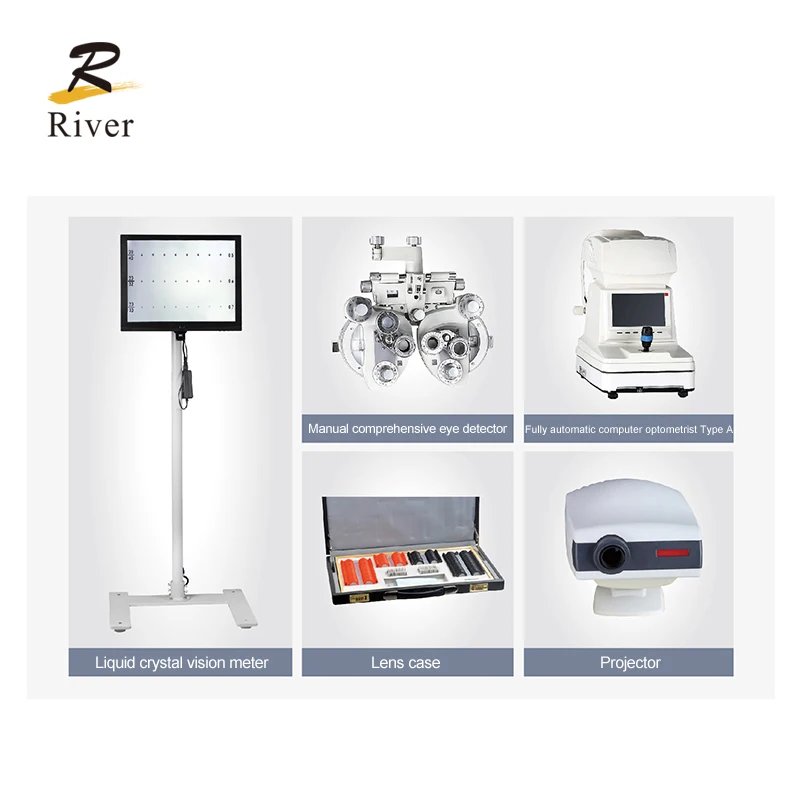 Ophthalmic motorized refraction chair and table unit optometry chair and stand ophthalmic unit chair