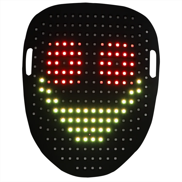 Low Price Halloween Party Masks 12121 LED RGB Light up ABS Plastic Sponge Masks 0.5W SMD3535 Cosplay Face Masks