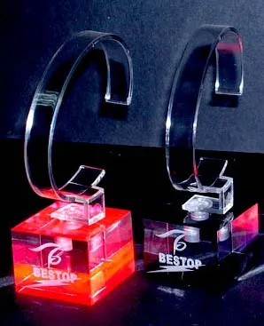 Plastic Watch Display Stand C-Ring for Woman and Man Watch