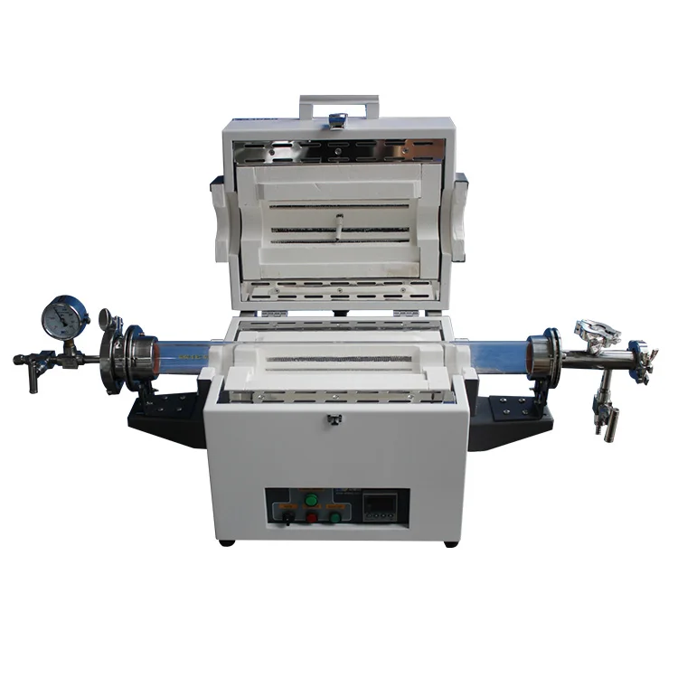 Vacuum tube furnace with 1200 degree centigrade split tube furnace quartz tube furnace BTF-1200C-S