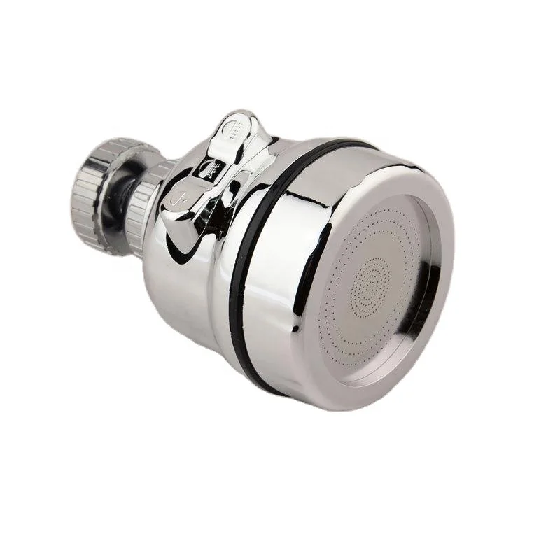 Центробежные подпорные водяные saver Гальваническое три-регулировка скорости вращения Универсальный вращающийся брызгозащищенное кран душевая головка может быть заменен