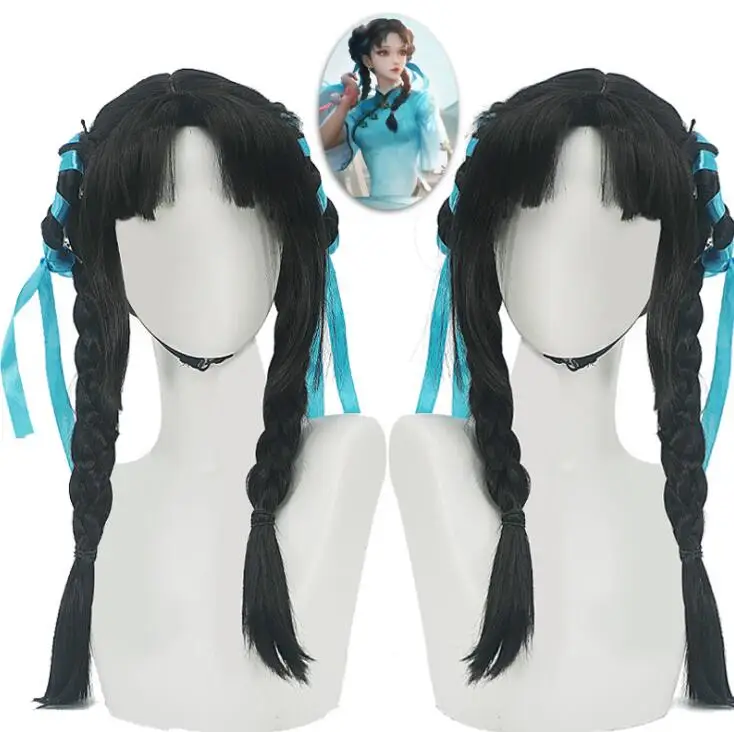 Wholesale Cosplay 30cm Short Black Wig Synthetic Anime Cosplay Wigs
