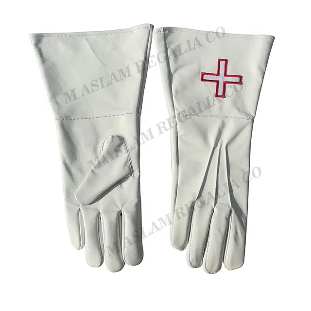 masonic regalia white embroidered gloves | Masonic Plain Cotton Gloves | Personalize Masonic Degree Gloves