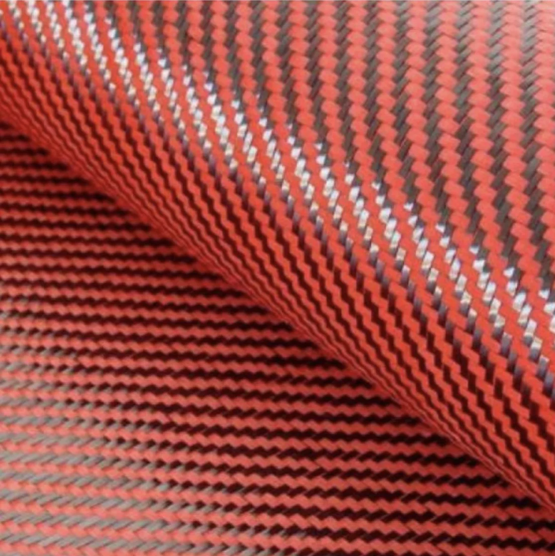 12K Toray T700 Aramid Carbon Fiber Hybrid Plain Weave Fabric for Airplane Fuselage