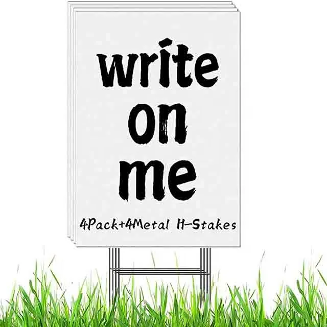 Yard Signs corrugated plastic sheet polypropylene political advertising signs